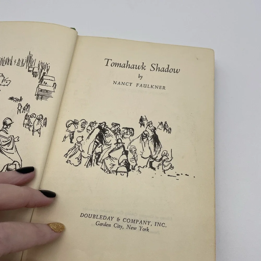 Tomahawk Shadow By Nancy Faulkner.‎ Doubleday 1959 Hardcover
